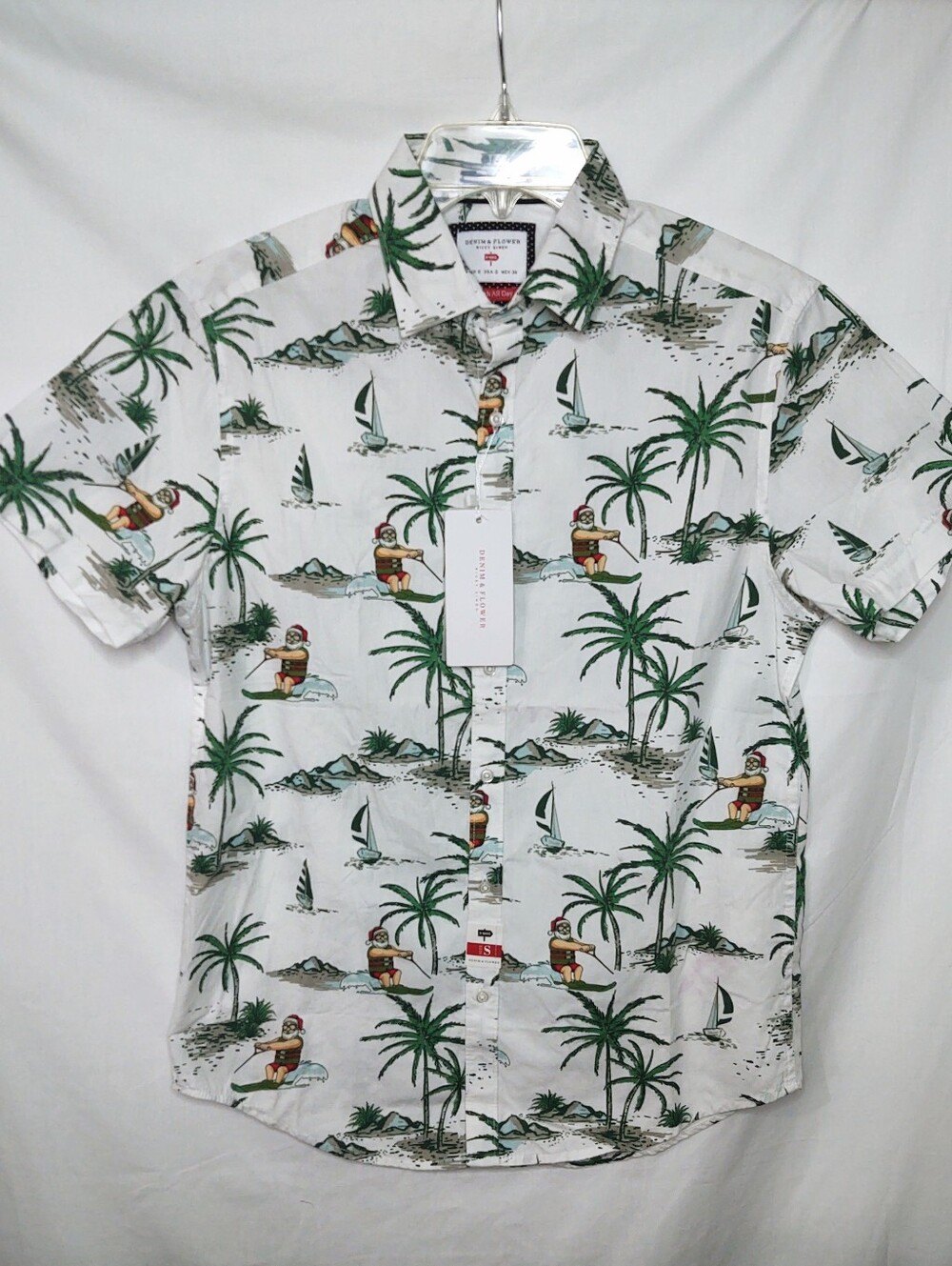Denim & Flower Ricky Singh Button Up Shirt Sz S - Picture 2 of 13
